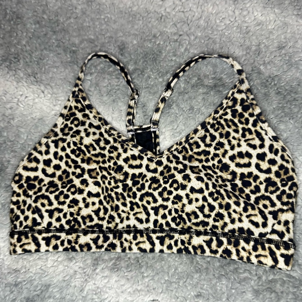 Zyia leopard sports bra
